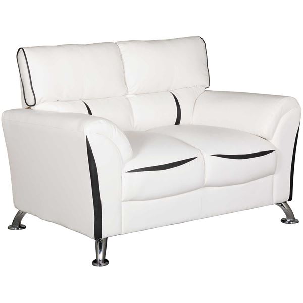 Picture of Tux White Loveseat