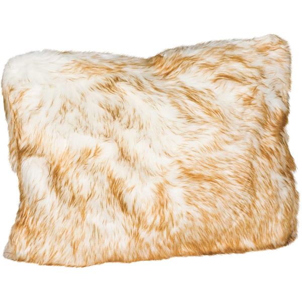 Picture of 15x20 Brown Bear Faux Fur Decorative Pillow