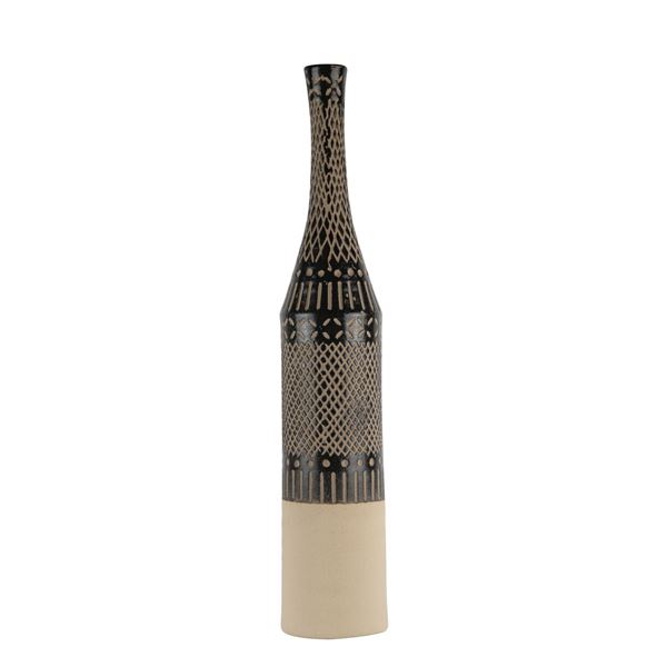 Picture of Tribal Print Ceramic Bottle -Large