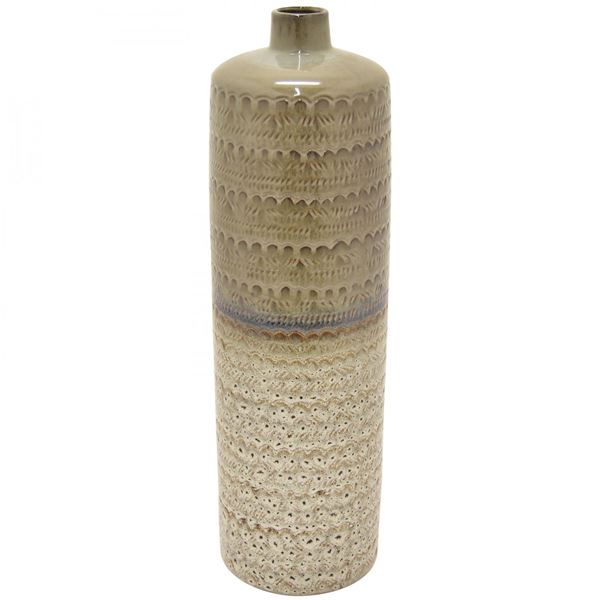 Picture of Two-Tone Neutral Vase