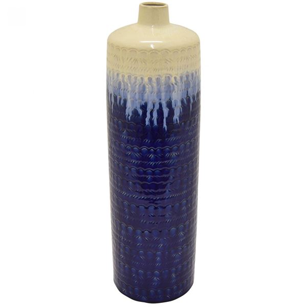 Picture of Navy Blue Ceramic Vase