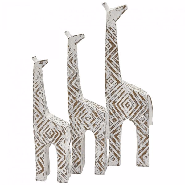 Picture of Set of 3 Giraffe Sculptures