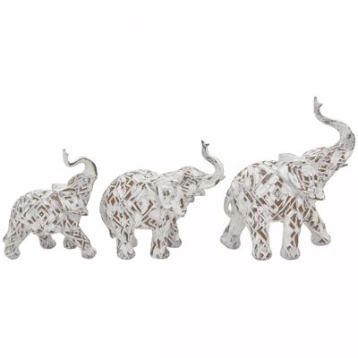 Picture of Set of 3 Elephant Sculptures