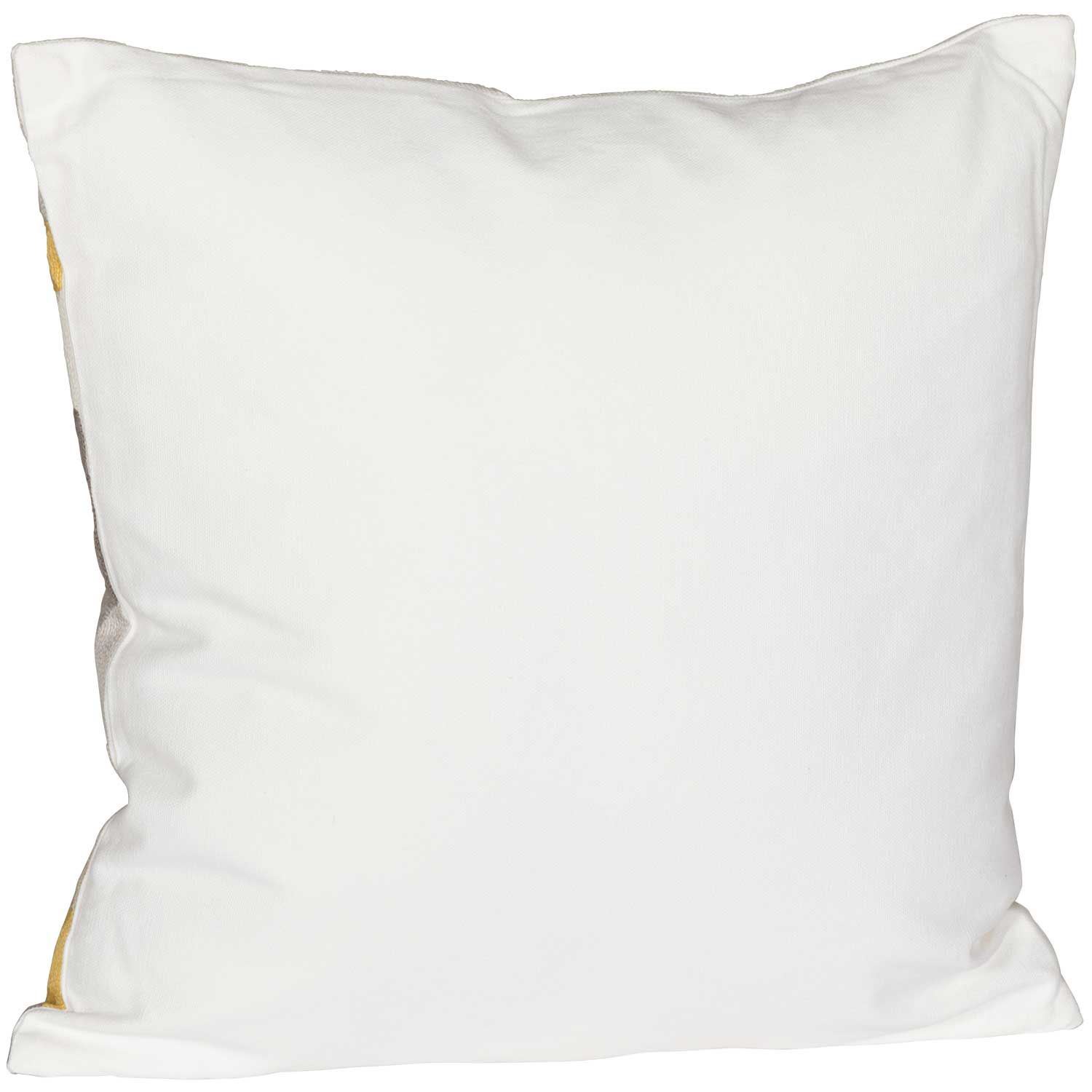 Yellow and Gray Zipper 18 Inch Decorative Pillow *P | | AFW.com