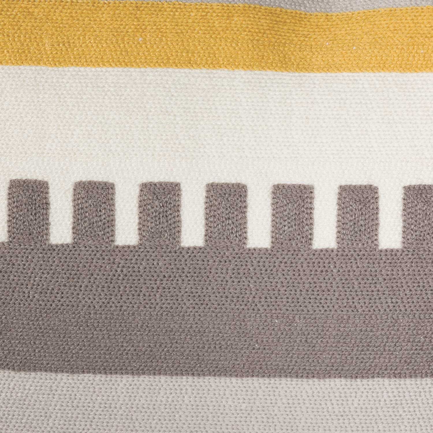 Yellow and Gray Zipper 18 Inch Decorative Pillow *P | | AFW.com