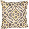 Picture of Yellow Chateau Medallion 18 Inch Decorative Pillow *P