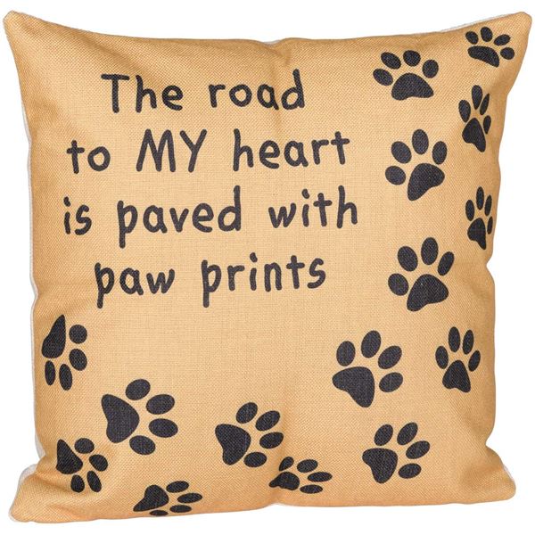 Picture of 18X18 Paw Print Pillow