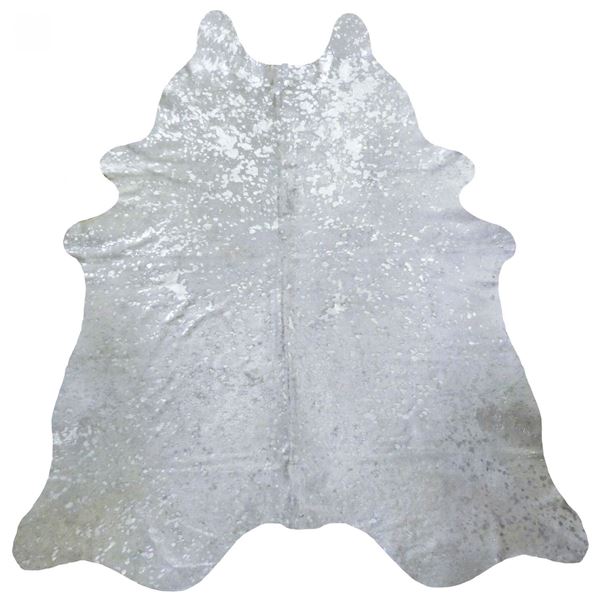 Picture of Silver Metallic Cowhide
