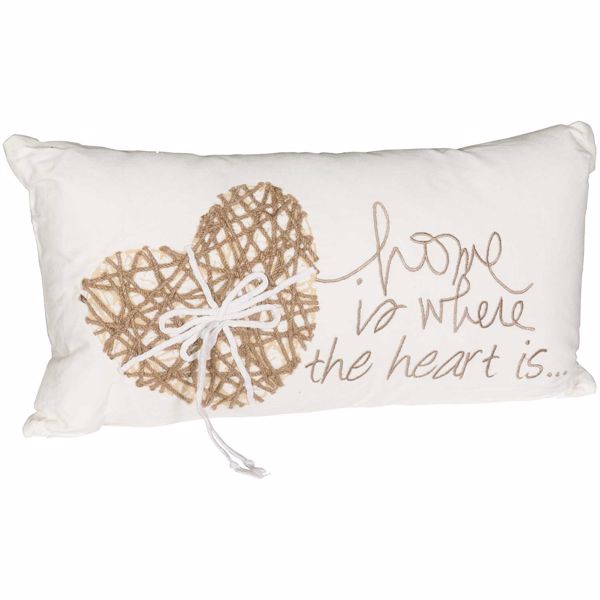 Picture of 11x21 Home & Heart Decorative Pillow