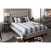 Picture of Florence Upholstered Brown King Bed