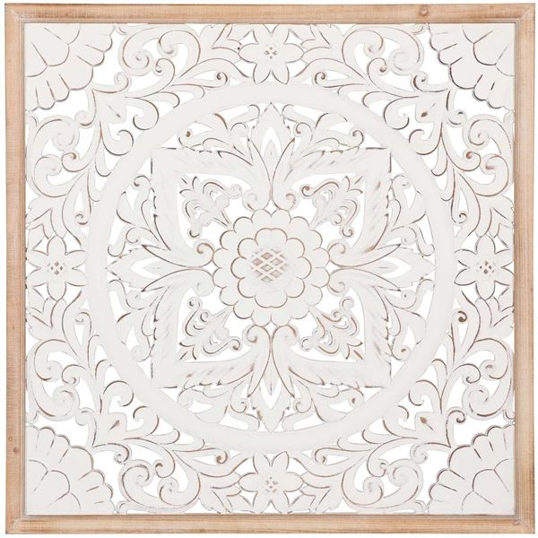 Picture of White Framed Mosaic Pattern