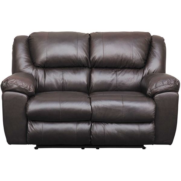 Italian Leather Power Reclining, Brown Leather Reclining Loveseat