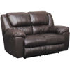 Picture of Italian Leather Power Reclining Loveseat