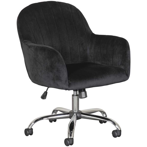 Picture of Office Chair Velvet, Black