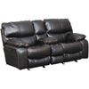 Picture of Camden Black Power Reclining Console Loveseat