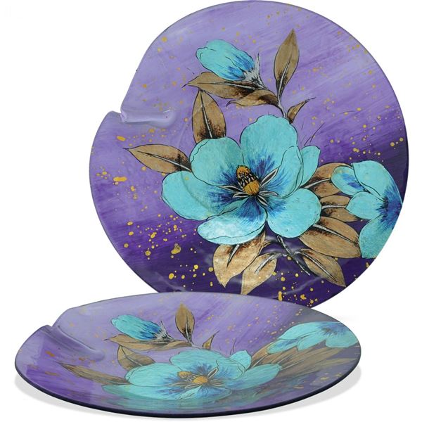 Picture of Peony Glass Plate and Stand