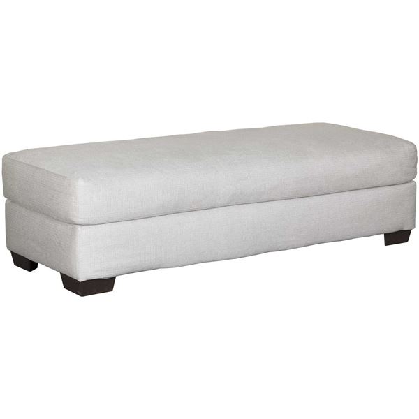 Picture of Parker Silver Ottoman