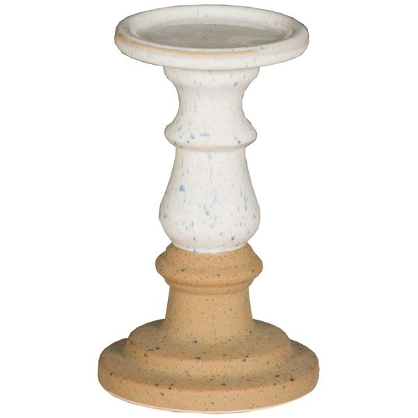 Picture of Short Ceramic Turned Candleholder