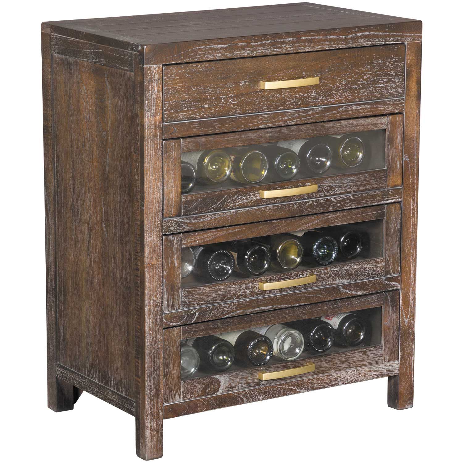 Wine Server Brown Home Accents