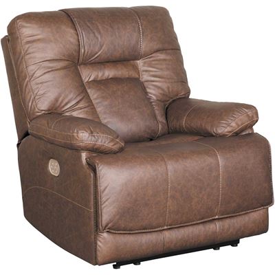 Picture of Wurstrow Umber Italian Leather Power Recliner