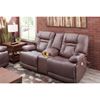 Picture of Umber Italian Leather Power Reclining Loveseat