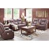 Picture of Wurstrow Umber Italian Leather Power Reclining Sofa
