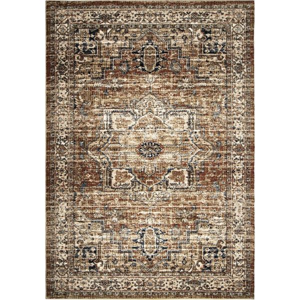 Picture of Medallion Red Traditional Rug