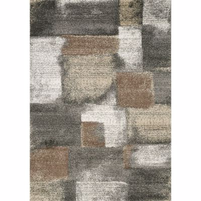 Picture of Breeze Gray Ivory Brown 5x8 Rug