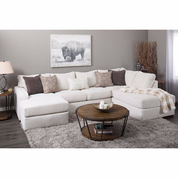 Amplify Beige 2 Piece LAF Sofa Chaise Sectional | 8011 LAF SOFA CHAISE ...