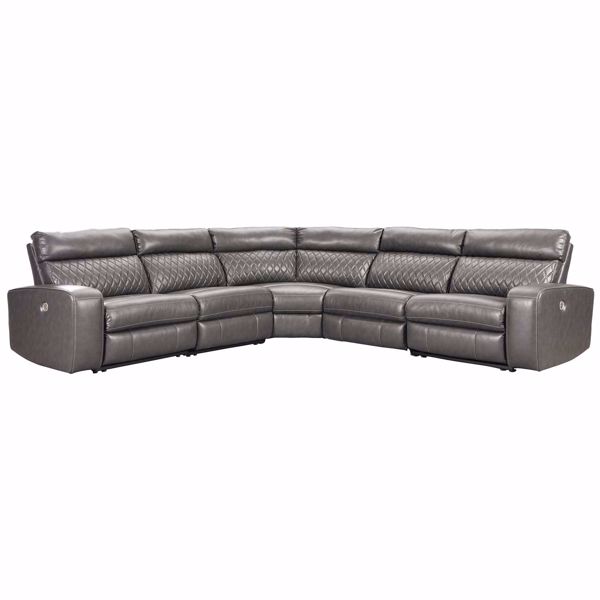 Picture of Samperstone 5PC Power Reclining Sectional