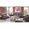 Picture of Graham Fog Leather Sofa
