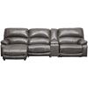 Picture of 4PC Leather Power Recline Sectional w/ LAF Chaise
