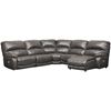 Picture of 5PC Leather Power Recline Sectional w/ RAF Chaise