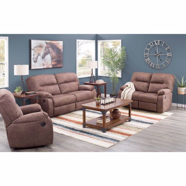 Bolzano Coffee Reclining Loveseat 9380286 Ashley 