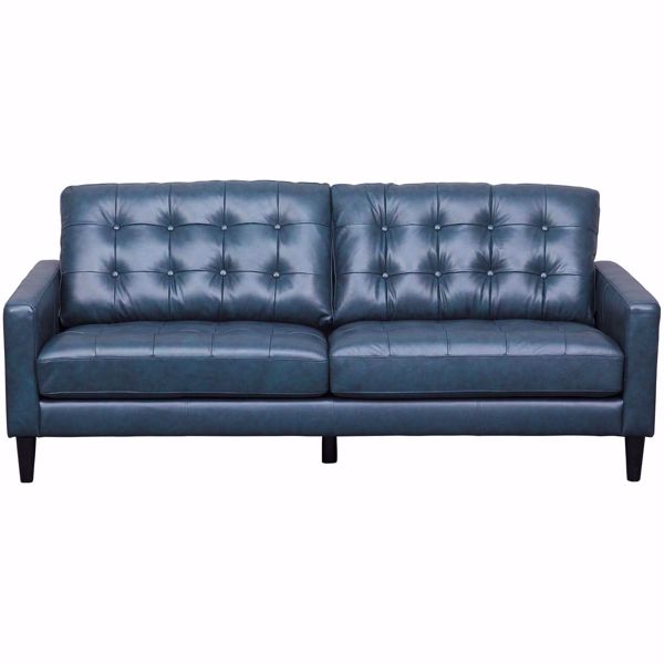 Picture of Ashton Navy Leather Sofa