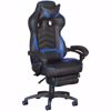 Picture of Revolution Blue Gaming Chair with Footrest