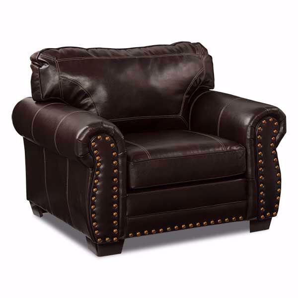 Picture of Espresso Bonded Leather Chair