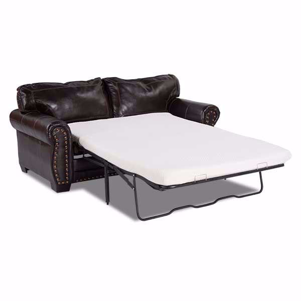 Picture of Espresso Bonded Leather Full Sleeper