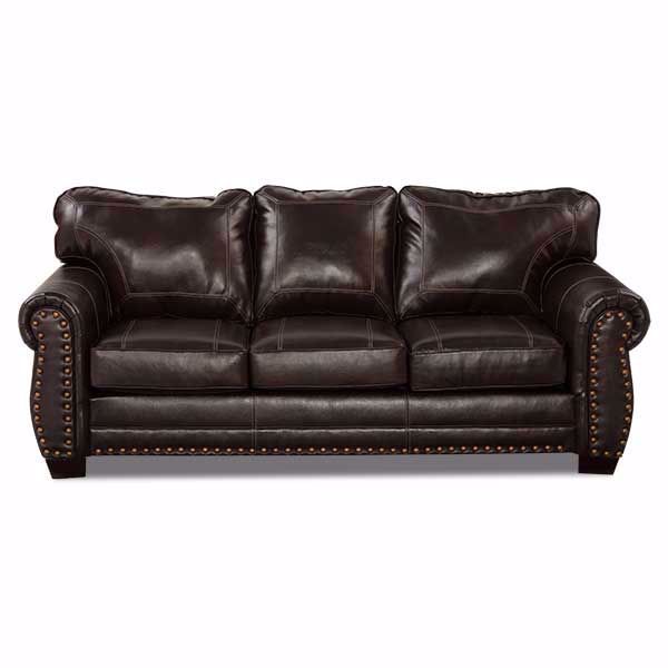 Picture of Espresso Bonded Leather Sofa