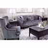 Picture of Marilyn Tufted Gray Loveseat
