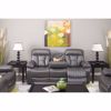 Picture of Peoria Gray Reclining Console Loveseat