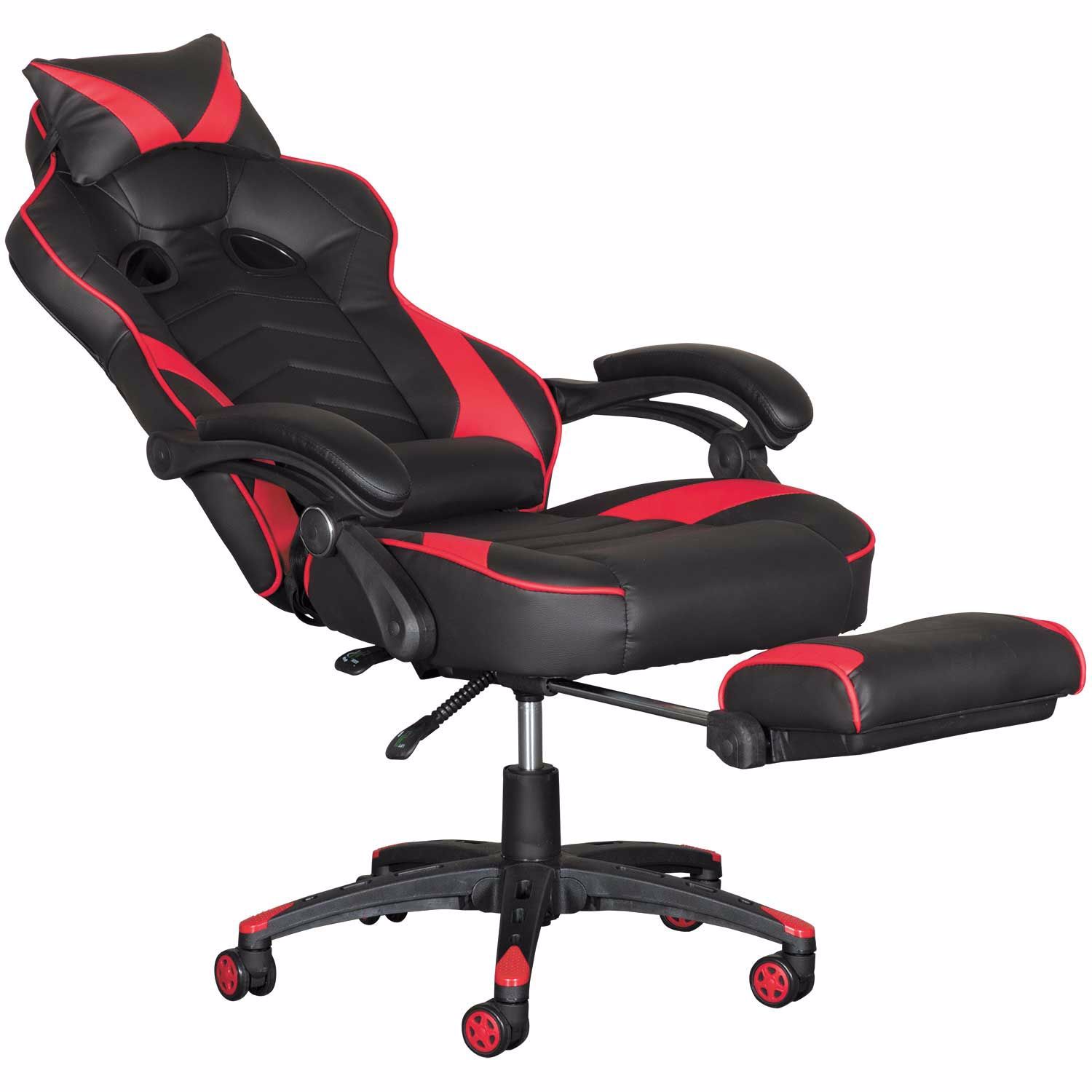 Revolution Red Gaming Chair with Footrest Y310A BLK/RED