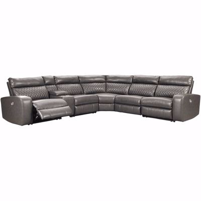 Picture of Samperstone 6PC Power Reclining Sectional