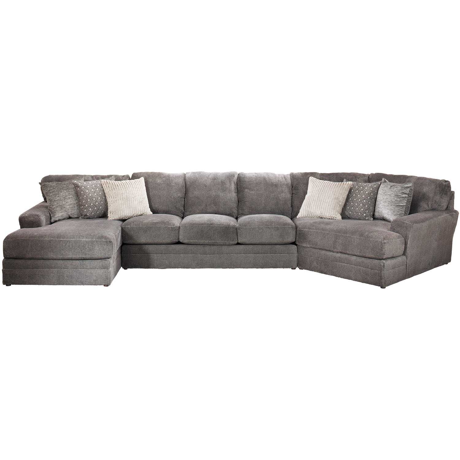 Mammoth 3PC Sectional w/ LAF Chaise/RAF Wedge | B-4376LCW-3PC