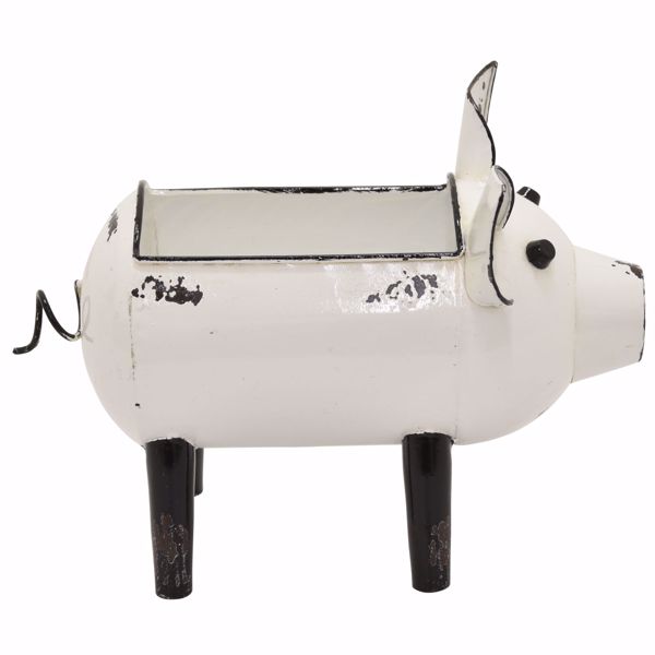Picture of Metal Pig Planter