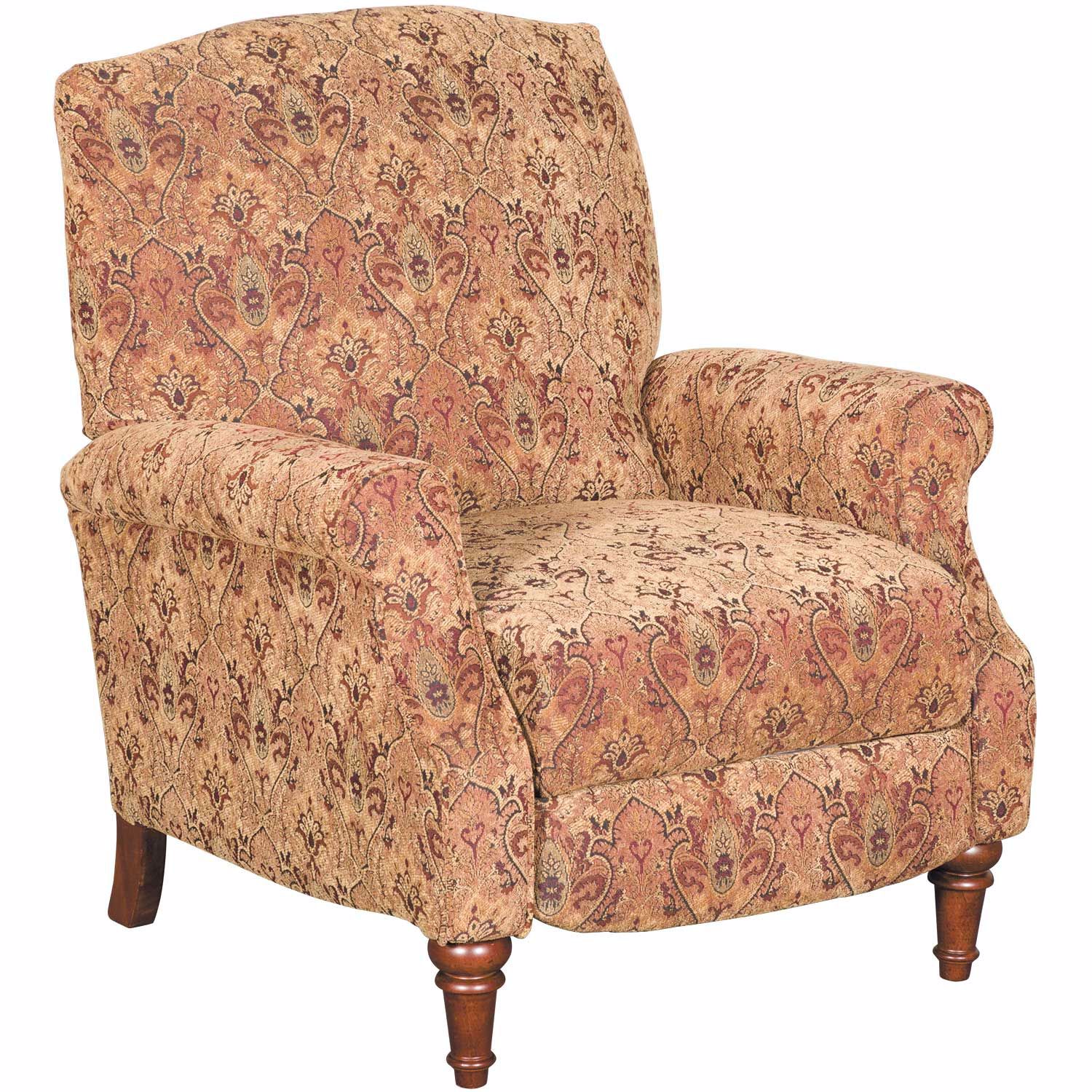 Relax in the Chloe Burgundy Tapestry Recliner | AFW.com