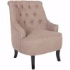 Picture of Ophelia Tufted Armless Chair - Brown