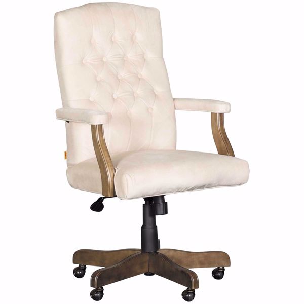 Picture of Cream Tufted Back Executive Chair
