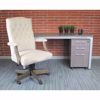 Picture of Cream Tufted Back Executive Chair