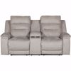Picture of Trampton Power Reclining Console Loveseat with Headrest and Lumbar